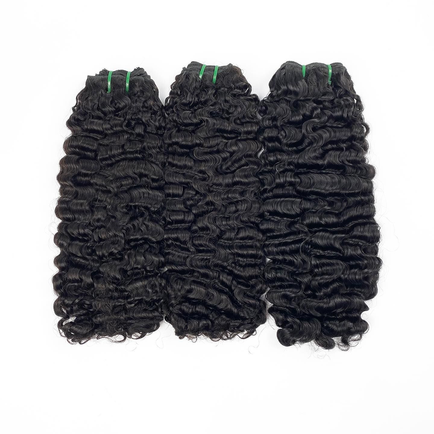 Stema Double Drawn Burmese Curly Virgin Human Hair Bundles